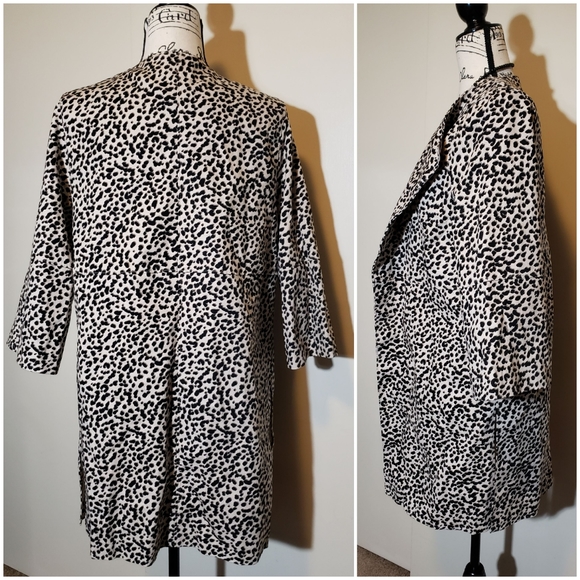 NEW H&M Animal Print Jacket size 12 - Picture 2 of 6